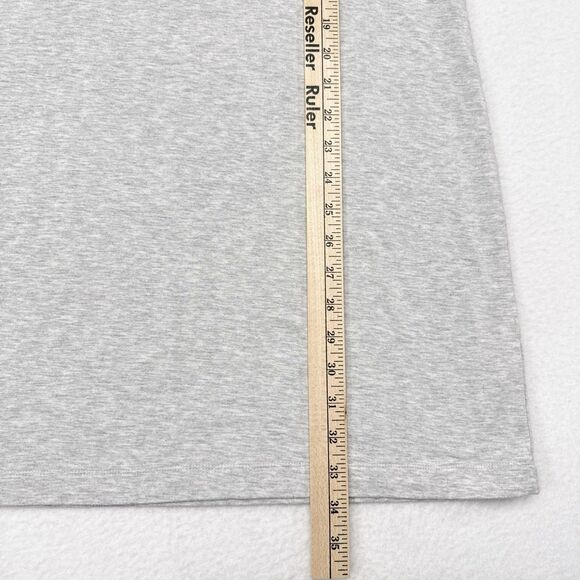 J Jill Pure Jill Cowl Neck Dress Size‎ Large Gray Jersey Casual Pullover Shift - Picture 9 of 9